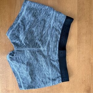 New Balance Heathered Gray Performance Shorts